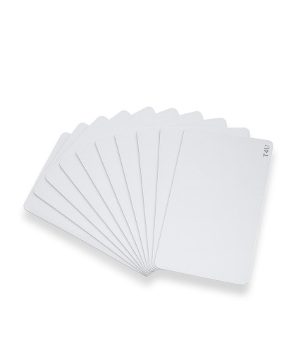 Lot de cartes blanches