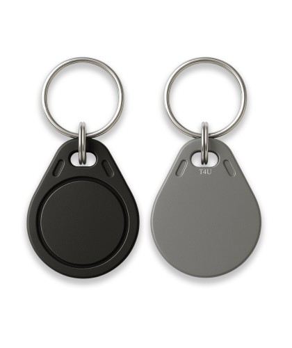 Badges plats noirs / gris