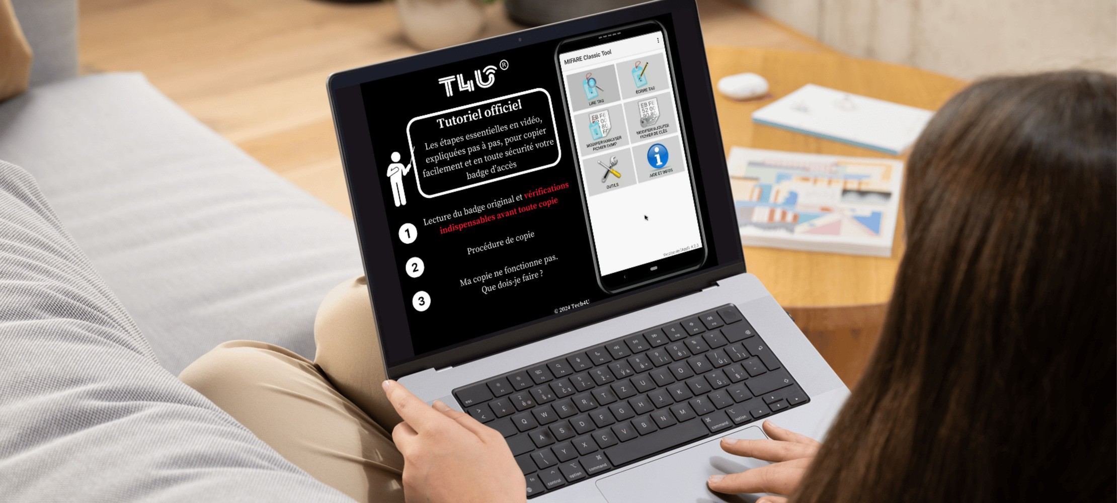 Tutoriel vidéo pour copier un badge d’immeuble avec MCT sur Android
